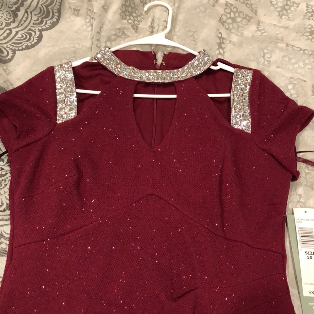 Red, Sequenced Dressed. Never Worn. - image 1